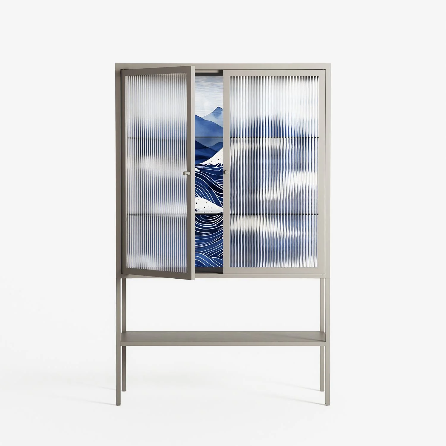 Dalgalar - Loft Cabinet - Nur Rydberg - Pebble - Reeded glass - Image 2