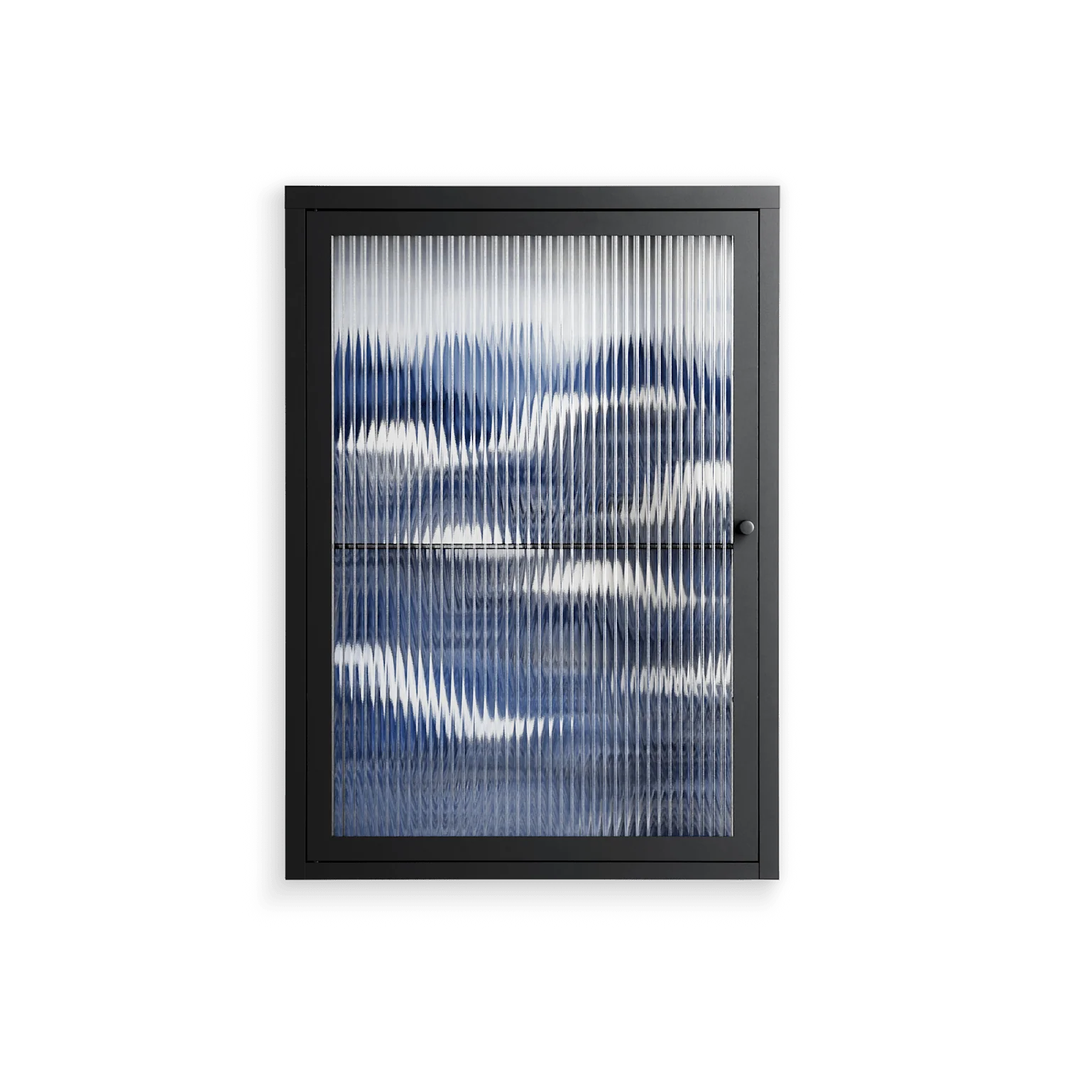 Dalgalar - Wall Cabinet - Nur Rydberg - Antracite - Reeded glass