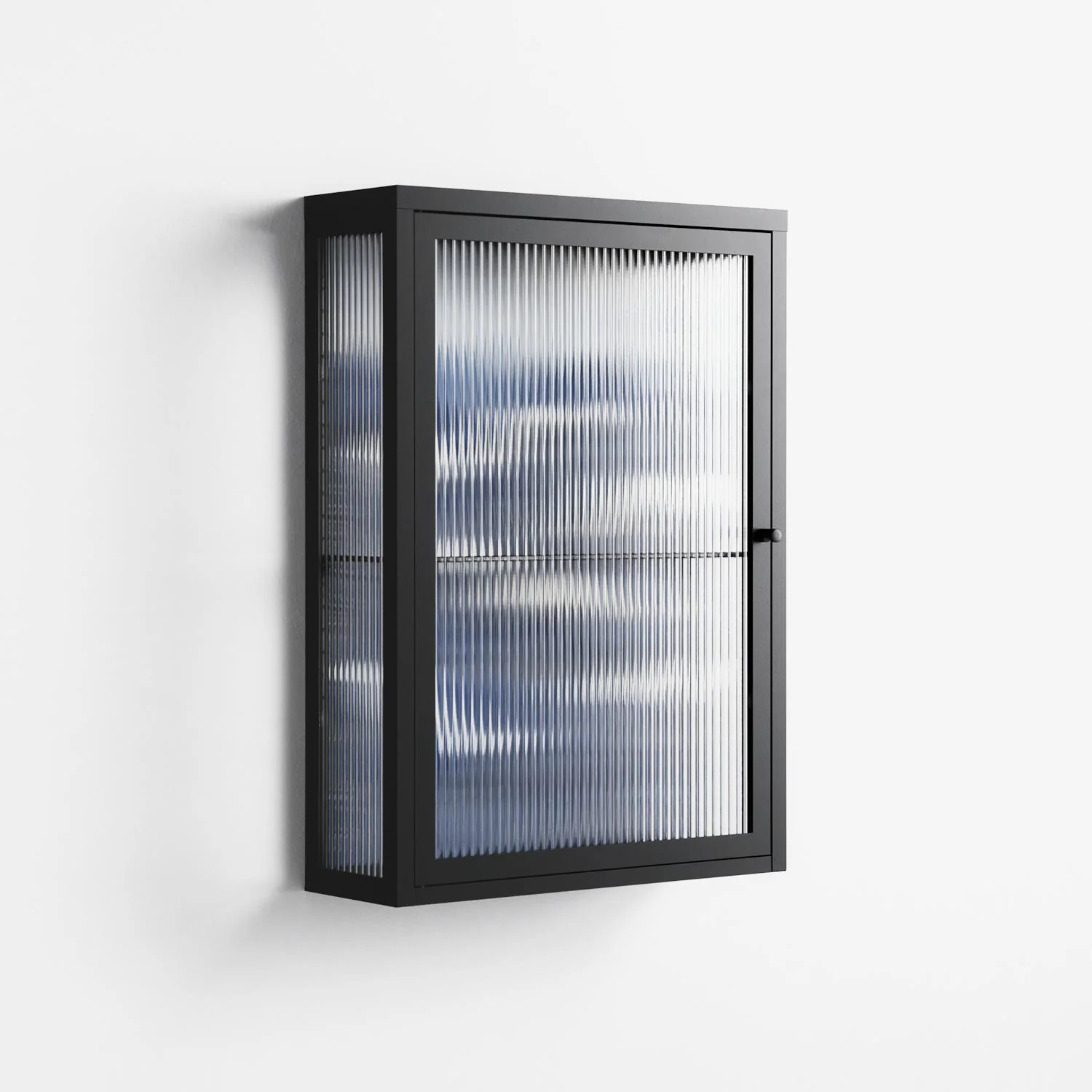 Dalgalar - Wall Cabinet - Nur Rydberg - Antracite - Reeded glass - Image 4