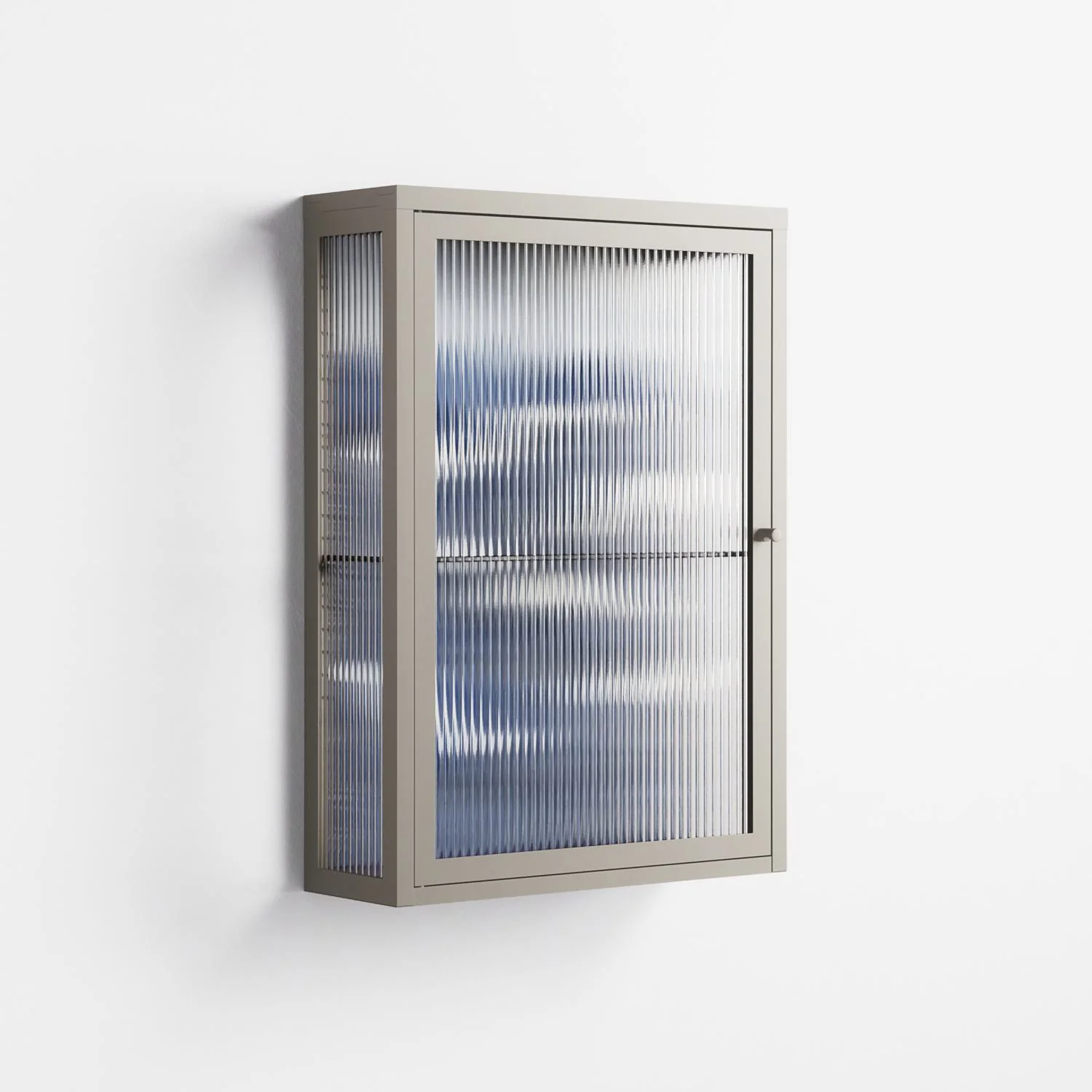 Dalgalar - Wall Cabinet - Nur Rydberg - Pebble - Reeded glass - Image 4