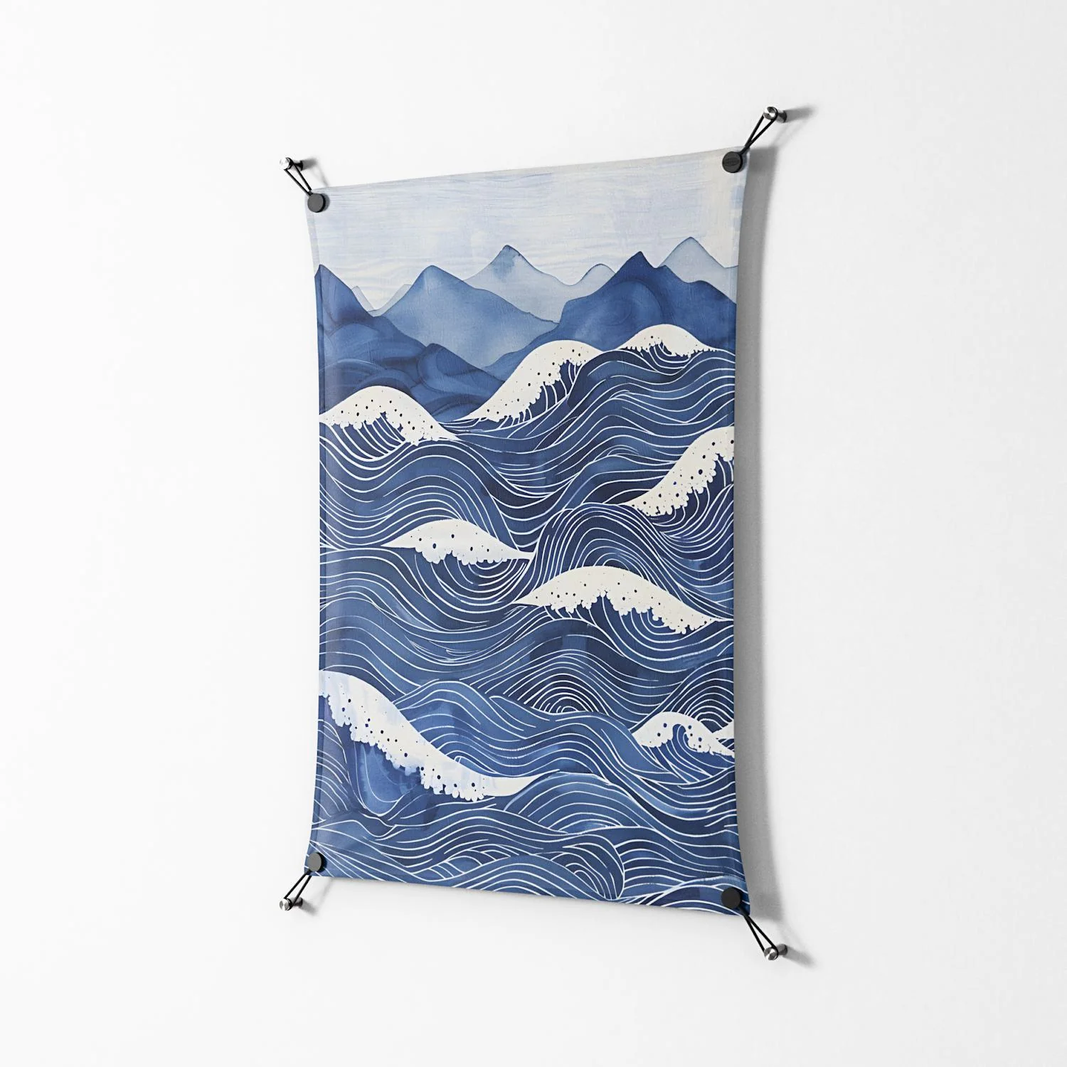 Dalgalar - Work On Wall - Nur Rydberg - Black - 70 x 100 cm - Image 2
