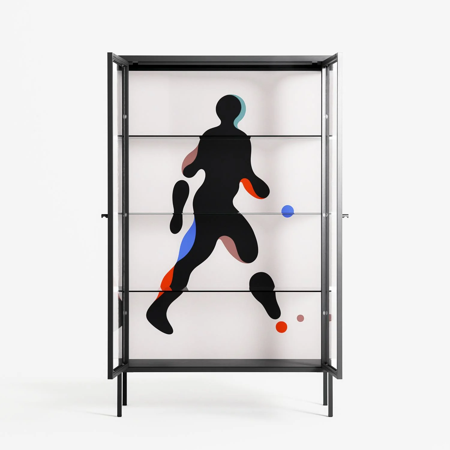 Décomposé - Cabinet - David Vanadia - Antracite - Clear glass - Image 3