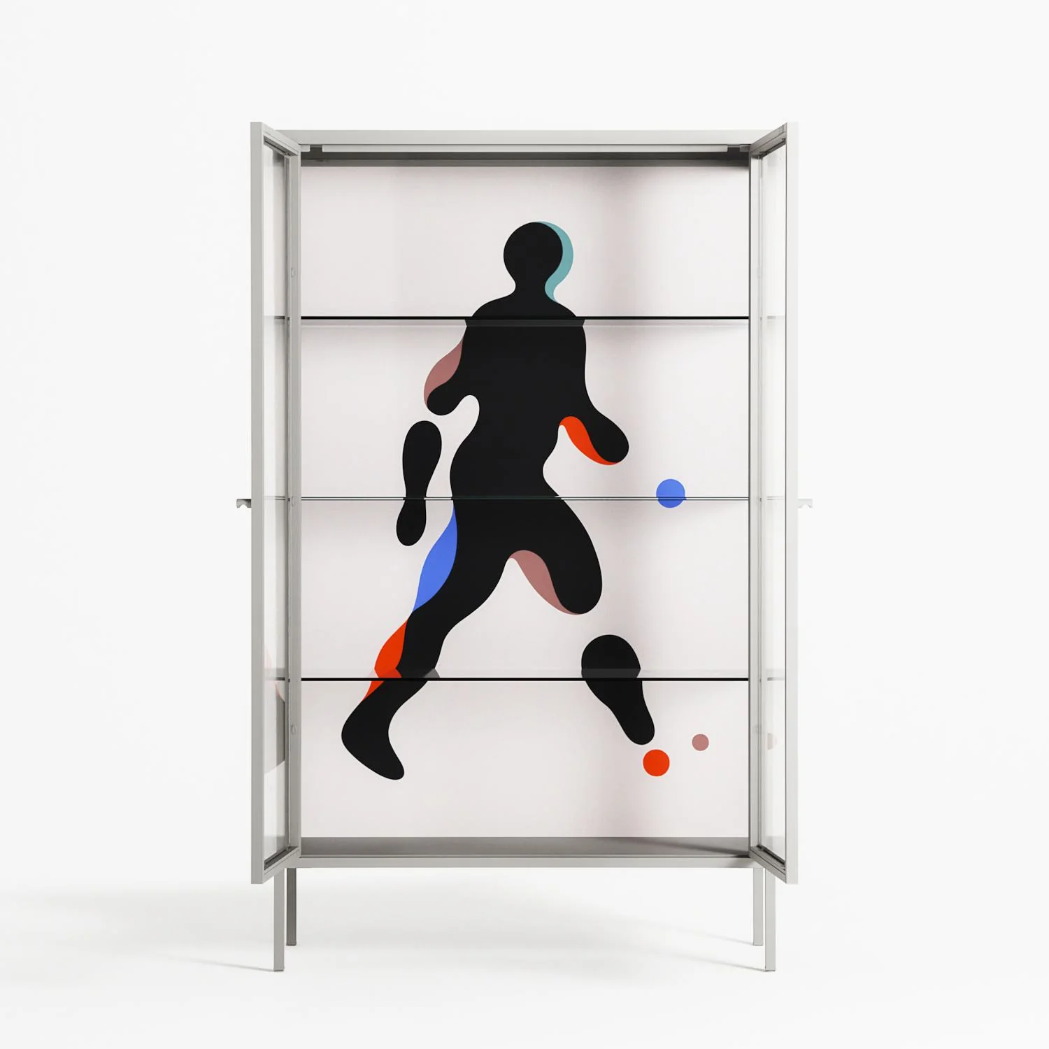 Décomposé - Cabinet - David Vanadia - Chalk - Clear glass - Image 3