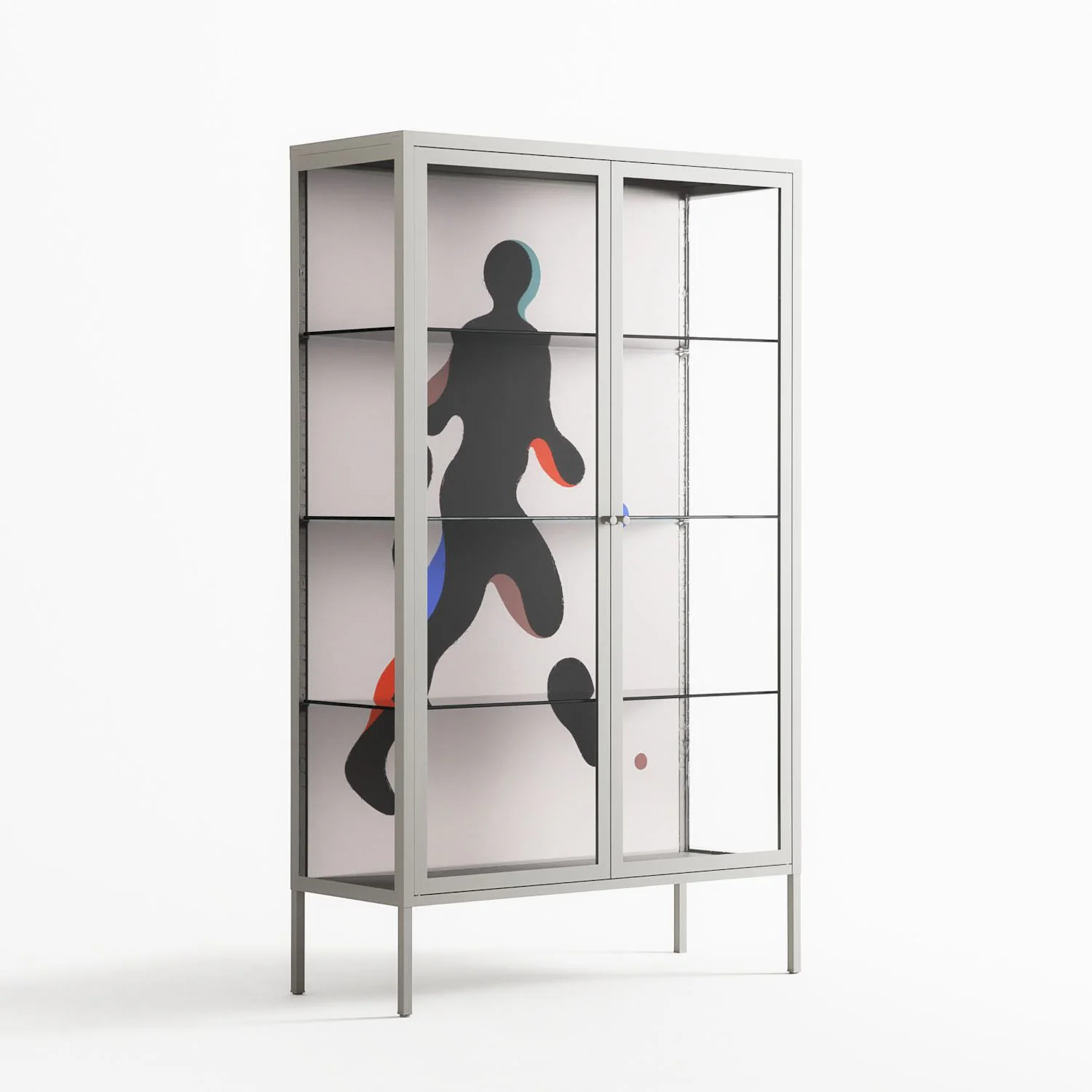 Décomposé - Cabinet - David Vanadia - Chalk - Clear glass - Image 4