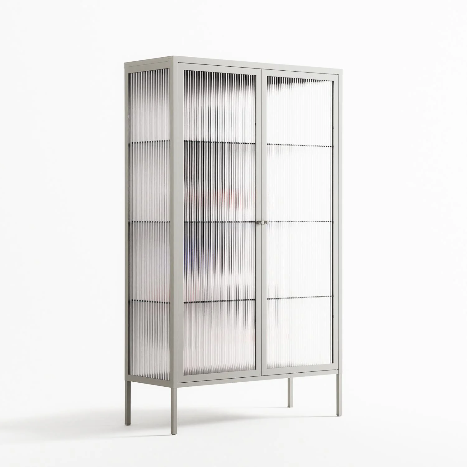 Décomposé - Cabinet - David Vanadia - Chalk - Reeded glass - Image 4