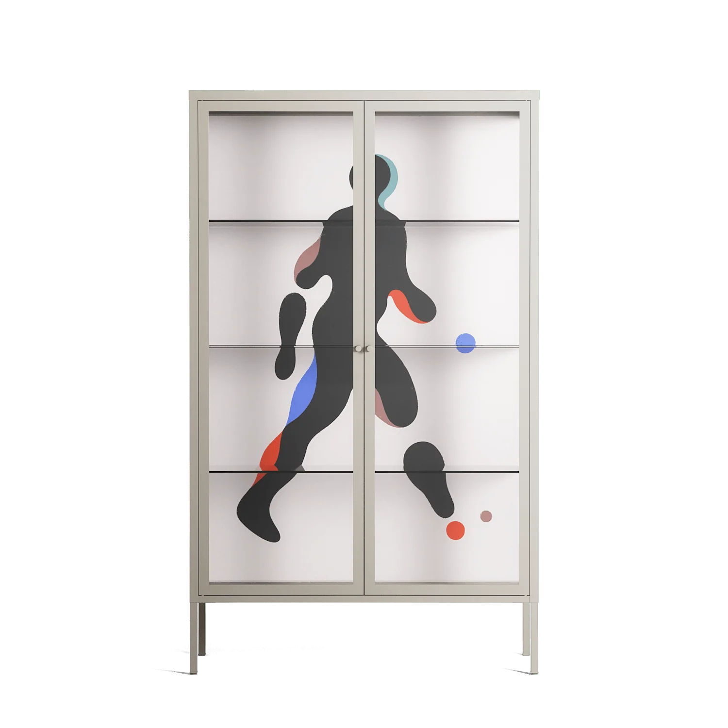 Décomposé - Cabinet - David Vanadia - Pebble - Clear glass