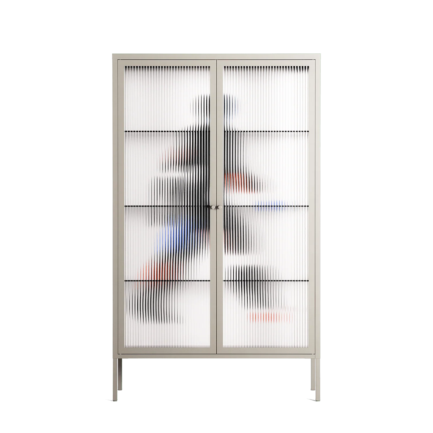 Décomposé - Cabinet - David Vanadia - Pebble - Reeded glass