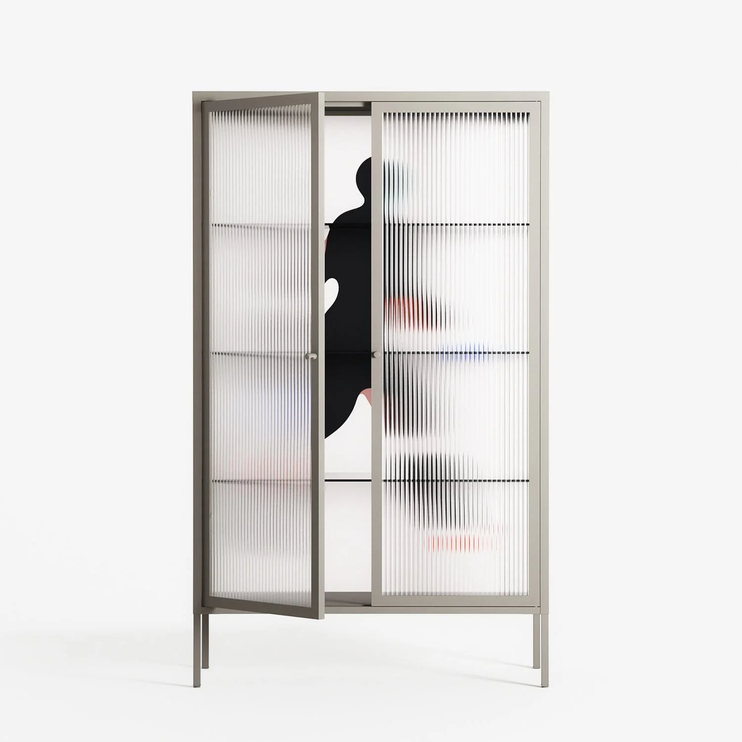 Décomposé - Cabinet - David Vanadia - Pebble - Reeded glass - Image 2