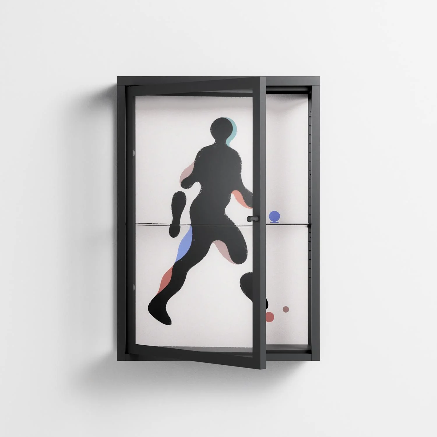 Décomposé - Wall Cabinet - David Vanadia - Antracite - Clear glass - Image 2