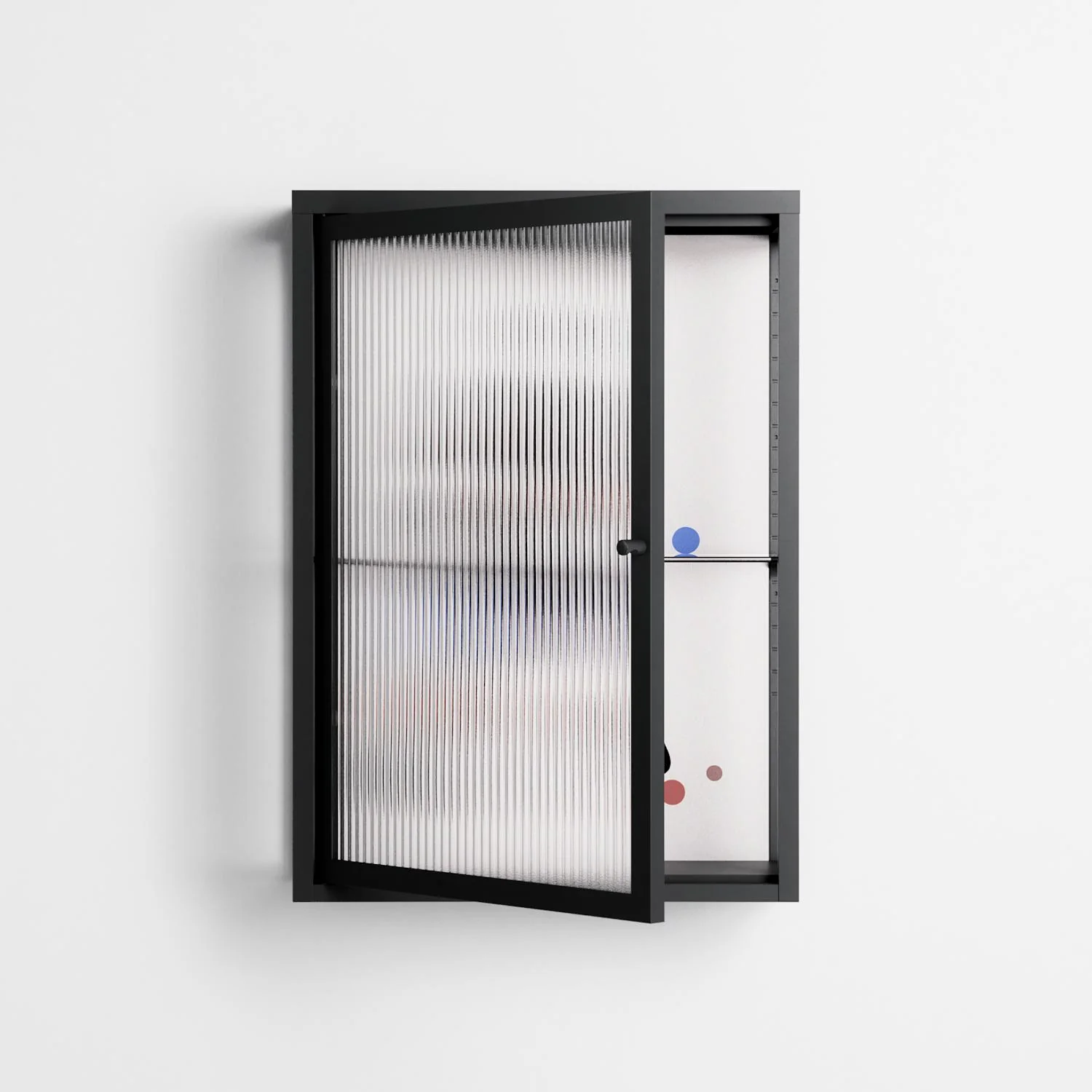Décomposé - Wall Cabinet - David Vanadia - Antracite - Reeded glass - Image 2