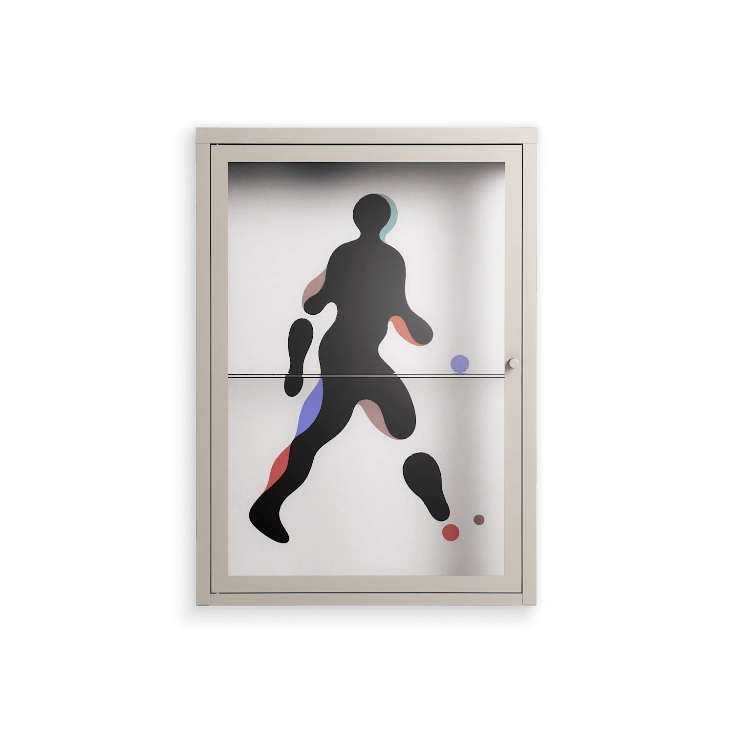 Décomposé - Wall Cabinet - David Vanadia - Pebble - Clear glass