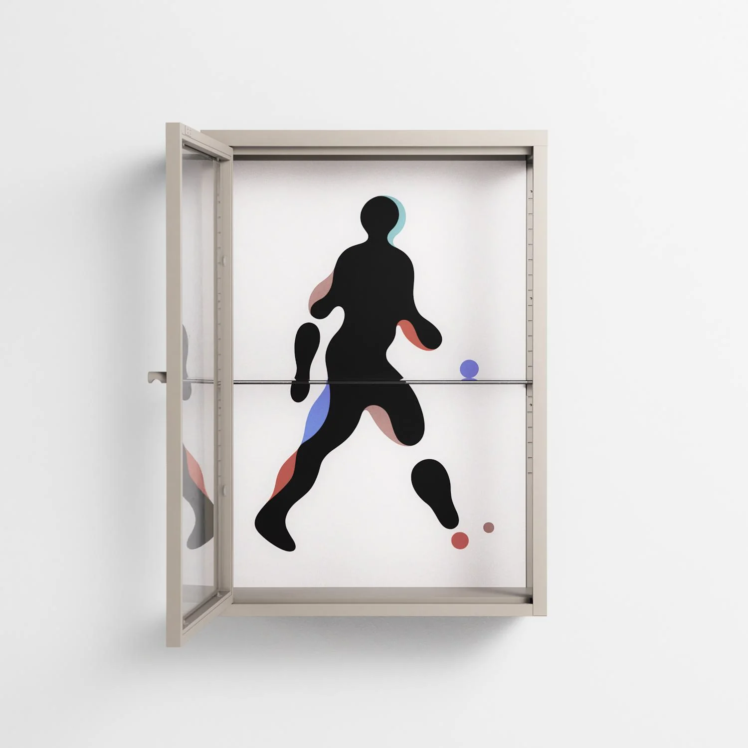 Décomposé - Wall Cabinet - David Vanadia - Pebble - Clear glass - Image 3