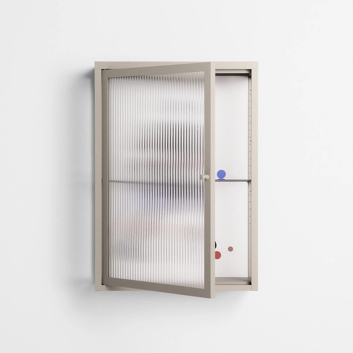 Décomposé - Wall Cabinet - David Vanadia - Pebble - Reeded glass - Image 2