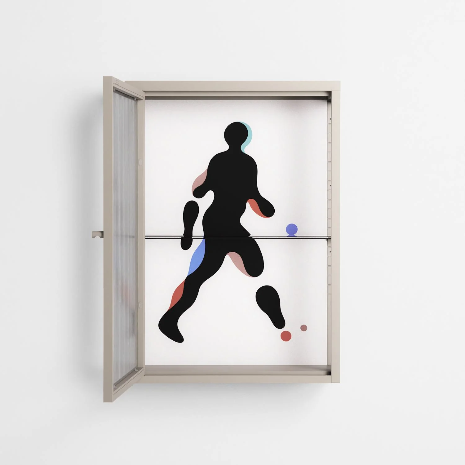 Décomposé - Wall Cabinet - David Vanadia - Pebble - Reeded glass - Image 3