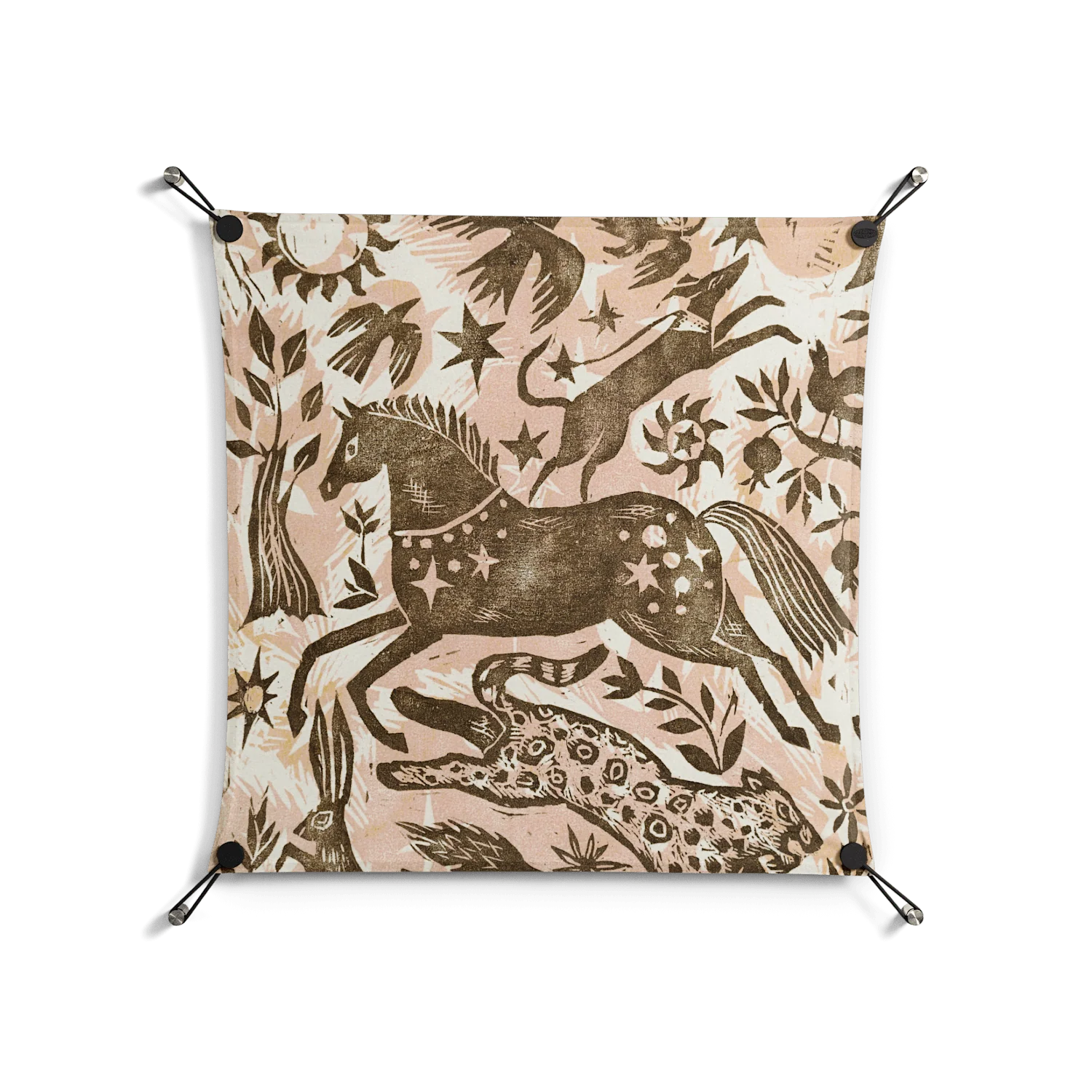 Delight Pink - Work On Wall - Diana Catchpole - Black - 70 x 70 cm - Image 2