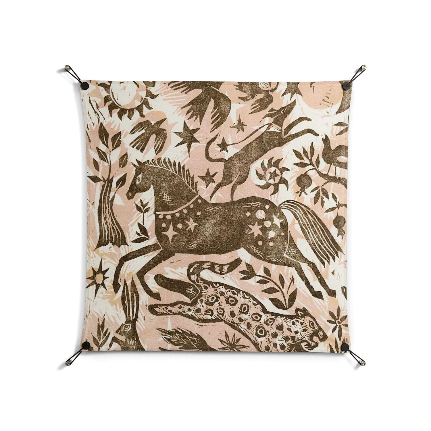 Delight Pink - Work On Wall - Diana Catchpole - Black - 90 x 90 cm - Image 2