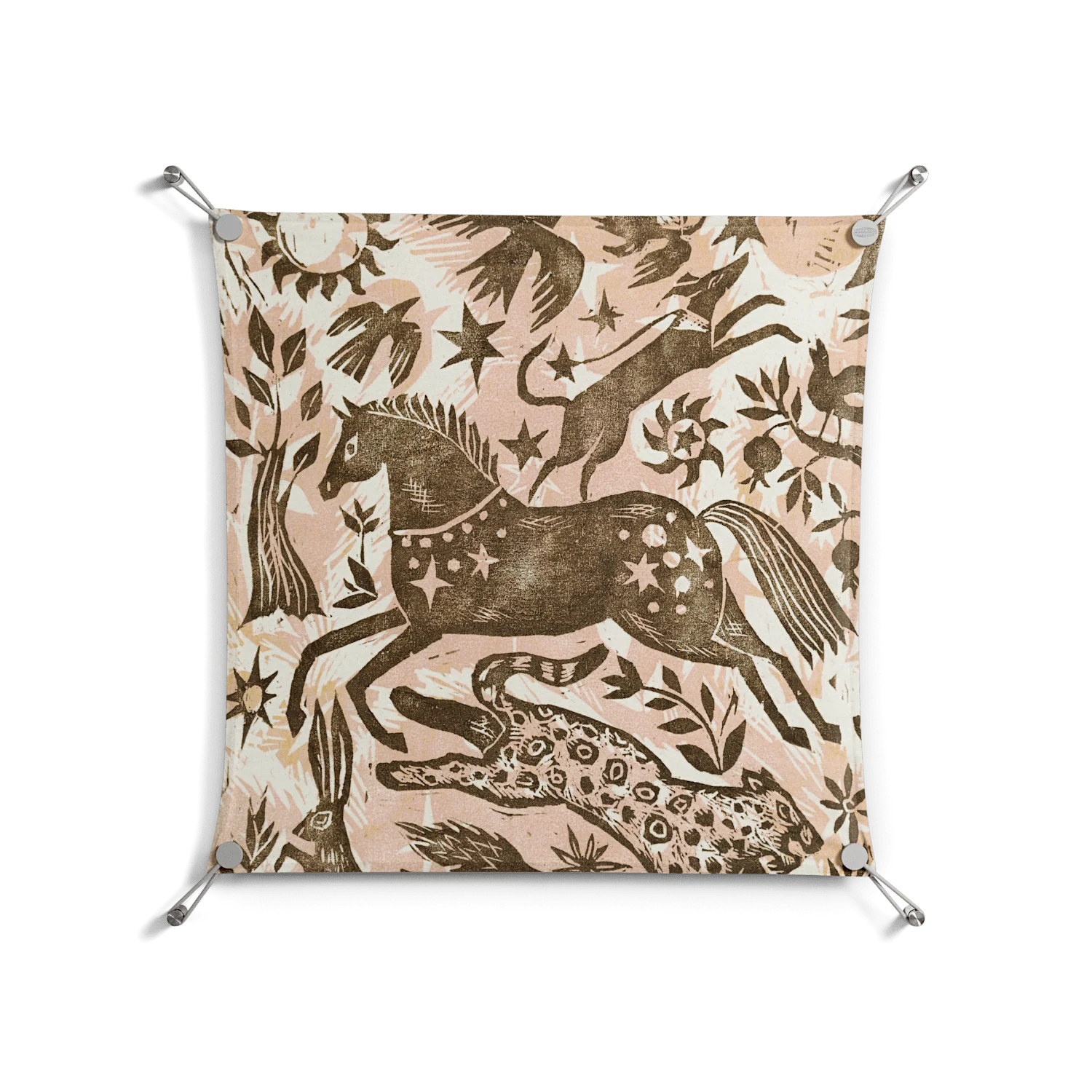 Delight Pink - Work On Wall - Diana Catchpole - Silver - 70 x 70 cm - Image 2