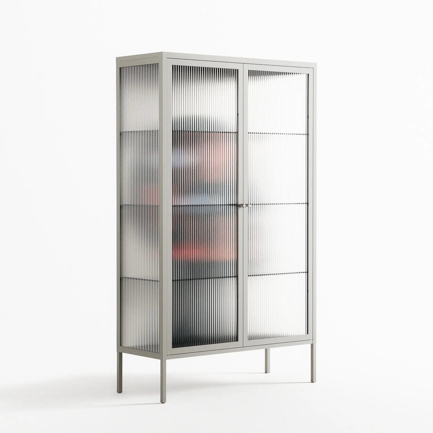 Désordre_Intérieur - Cabinet - David Vanadia - Chalk - Reeded glass - Image 4