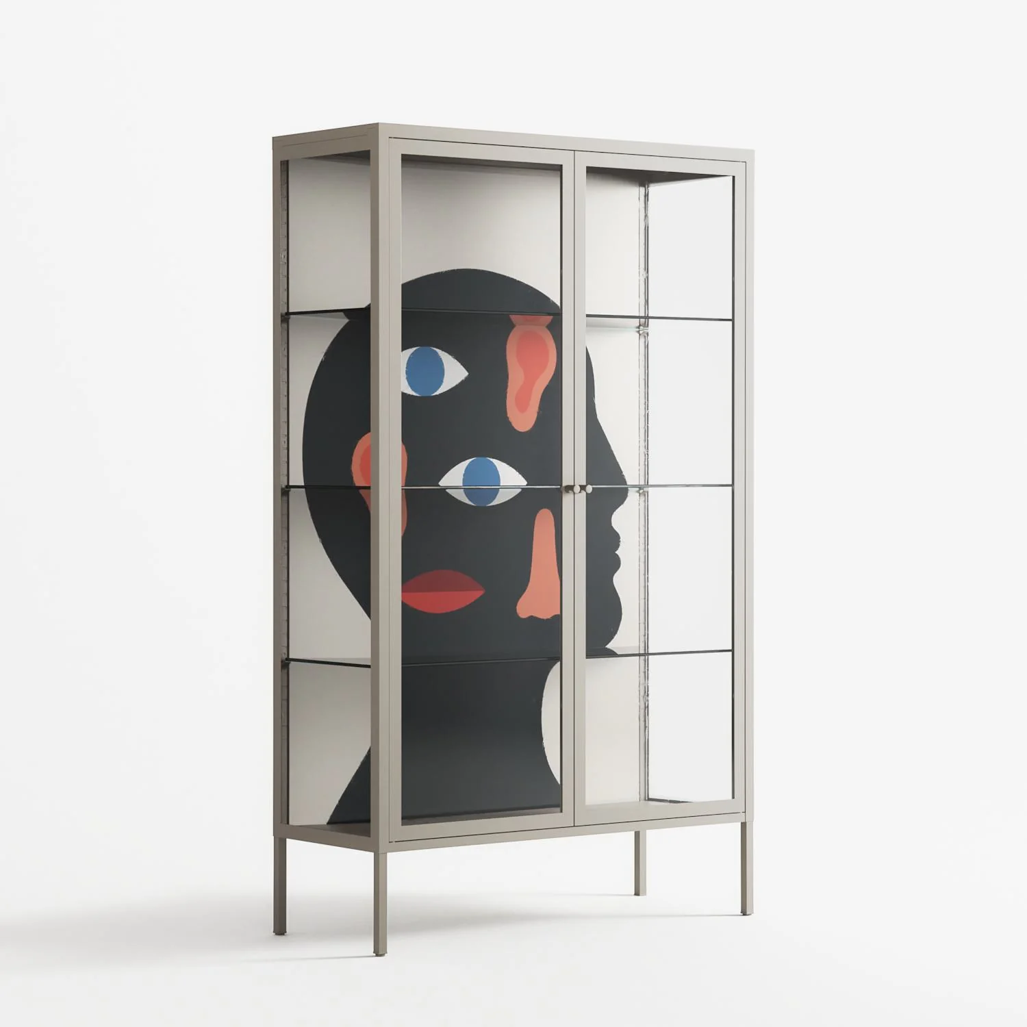 Désordre_Intérieur - Cabinet - David Vanadia - Pebble - Clear glass - Image 4