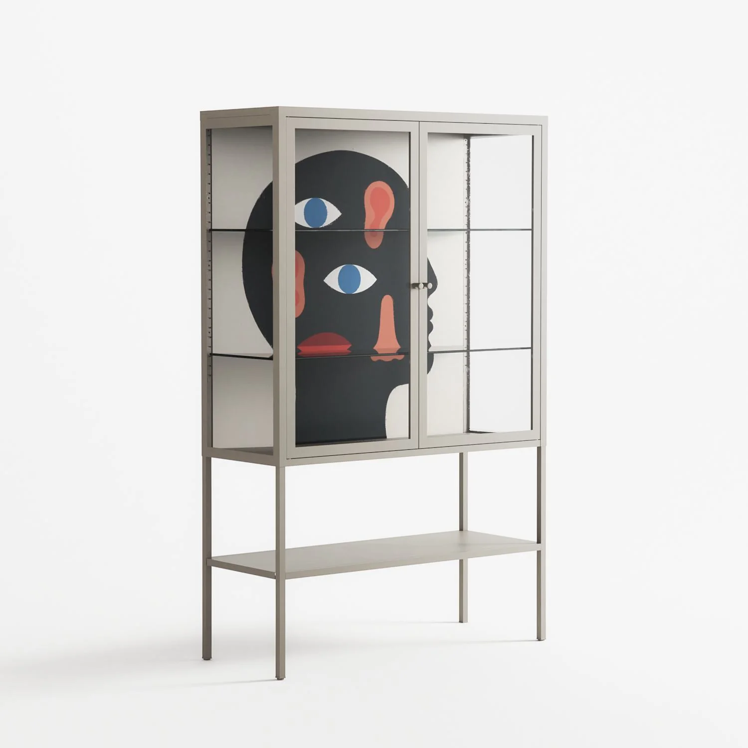 Désordre_Intérieur - Loft Cabinet - David Vanadia - Pebble - Clear glass - Image 4