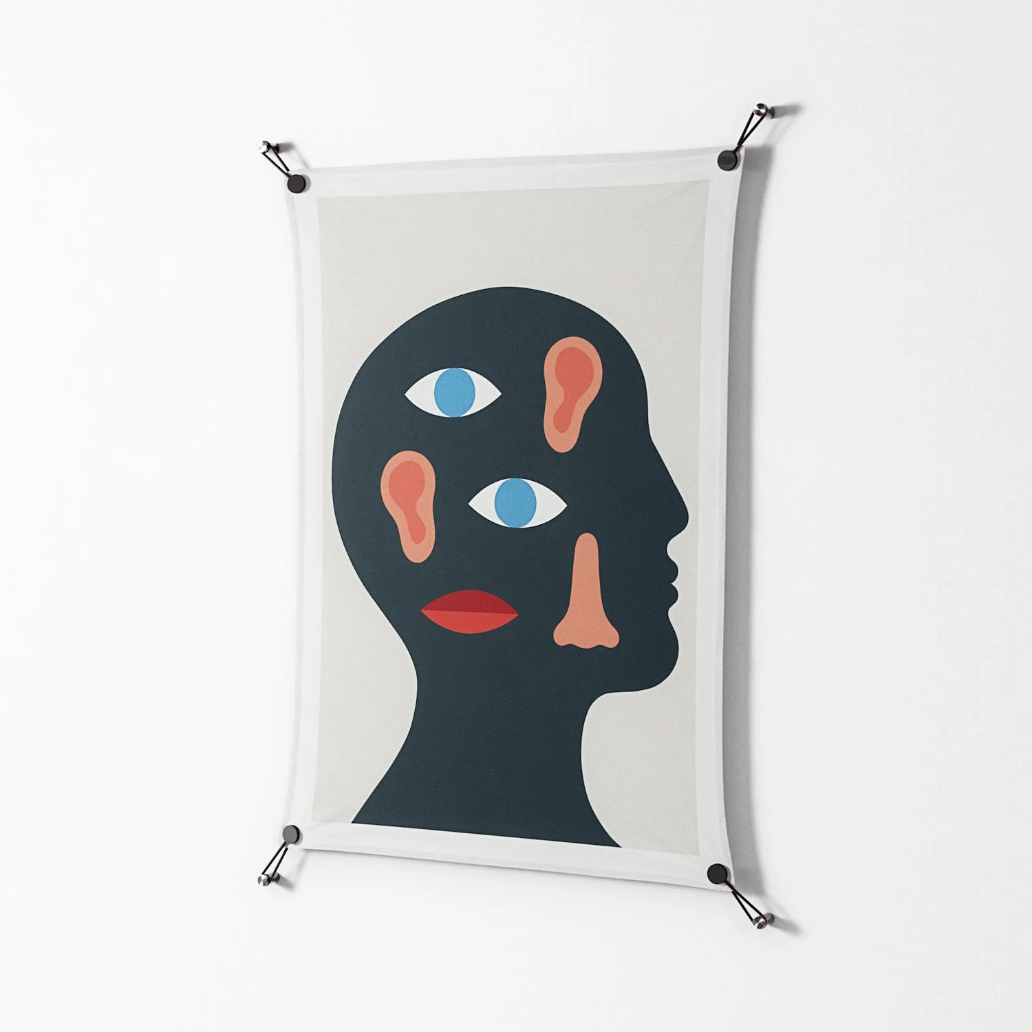 Désordre_Intérieur - Work On Wall - David Vanadia - Black - 70 x 100 cm - Image 2