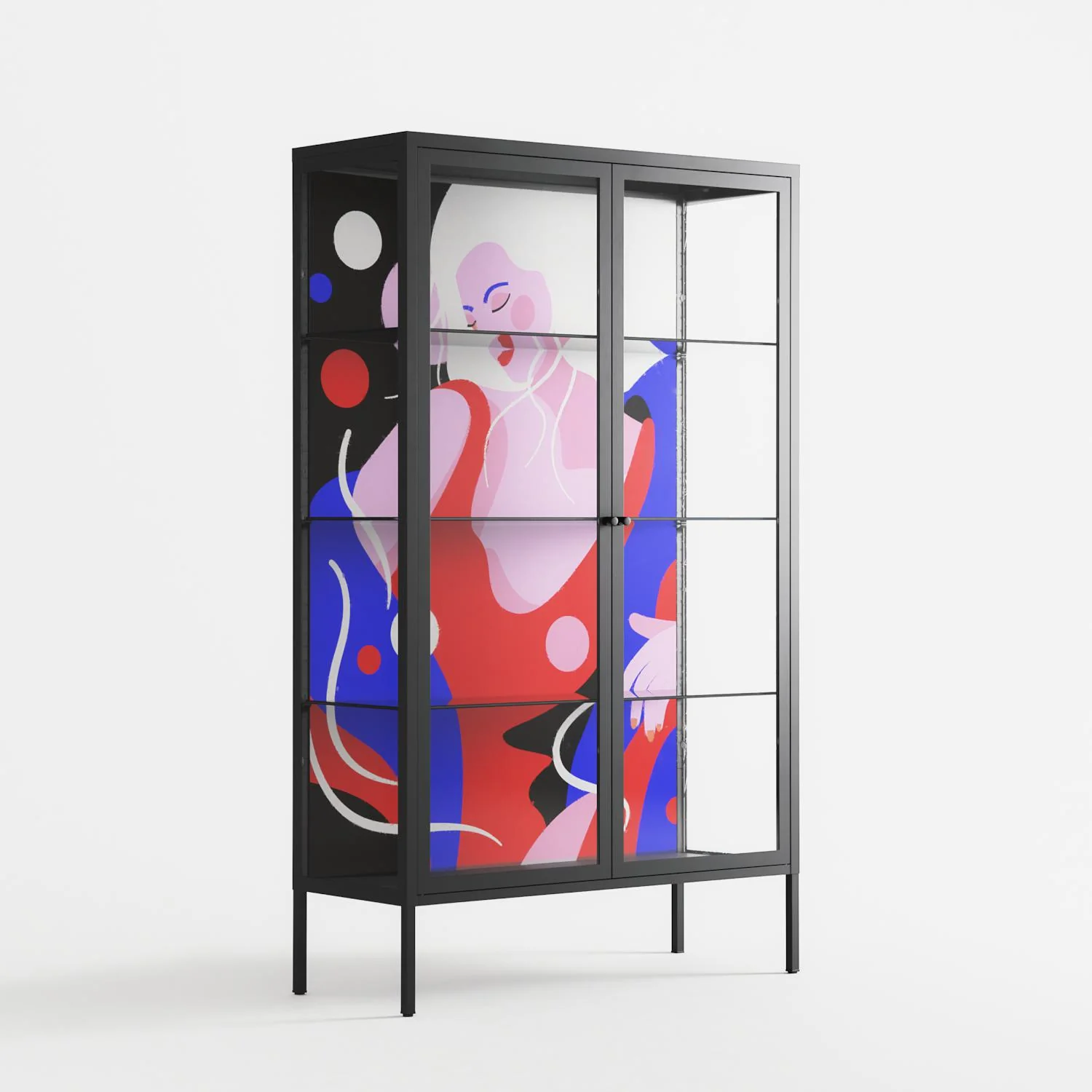 Dream - Cabinet - Heather Zhou - Antracite - Clear glass - Image 4