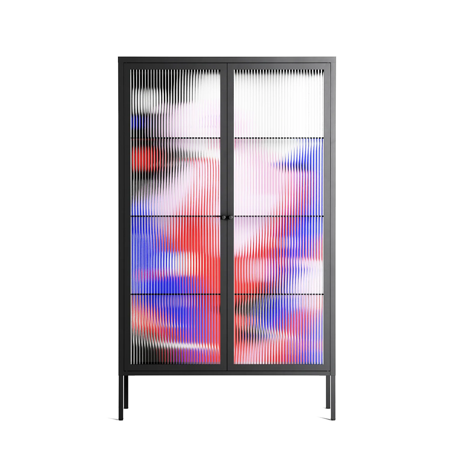 Dream - Cabinet - Heather Zhou - Antracite - Reeded glass