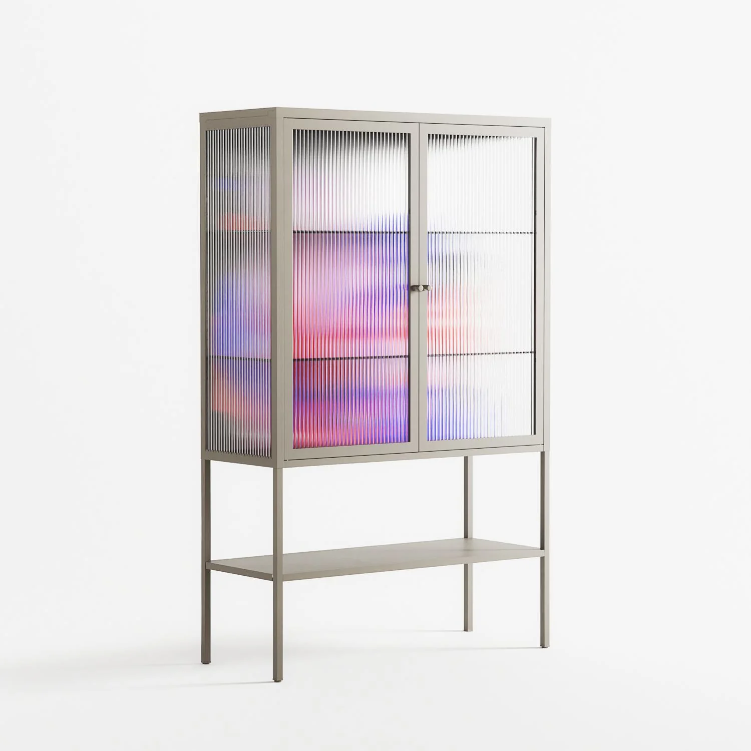 Dream - Loft Cabinet - Heather Zhou - Pebble - Reeded glass - Image 4