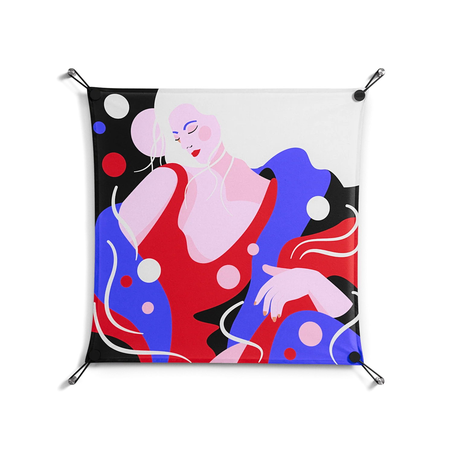 Dream - Work On Wall - Heather Zhou - Black - 70 x 70 cm
