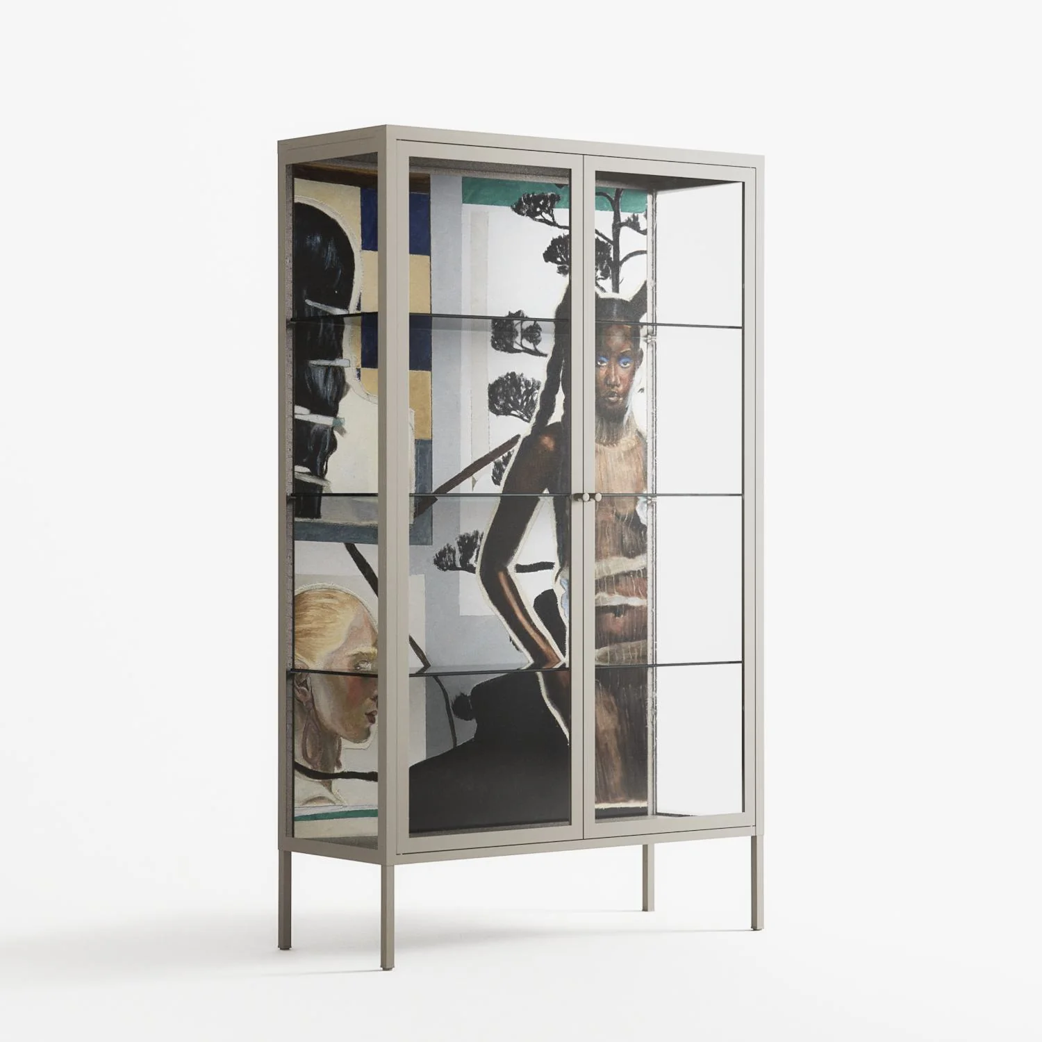Dreaming With Open Eyes - Cabinet - Sophie Goudman-Peachey - Pebble - Clear glass - Image 4