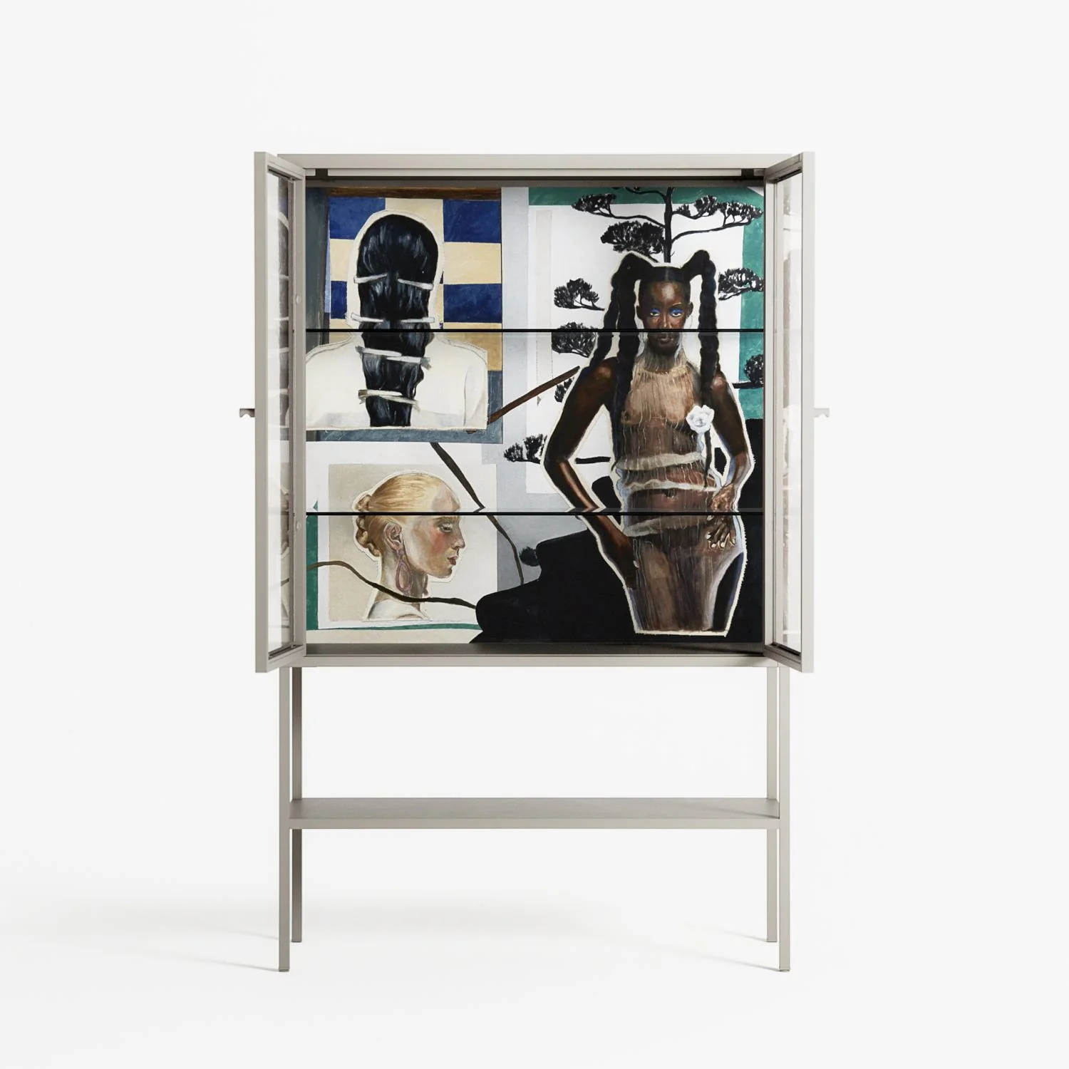Dreaming With Open Eyes - Loft Cabinet - Sophie Goudman-Peachey - Pebble - Clear glass - Image 3
