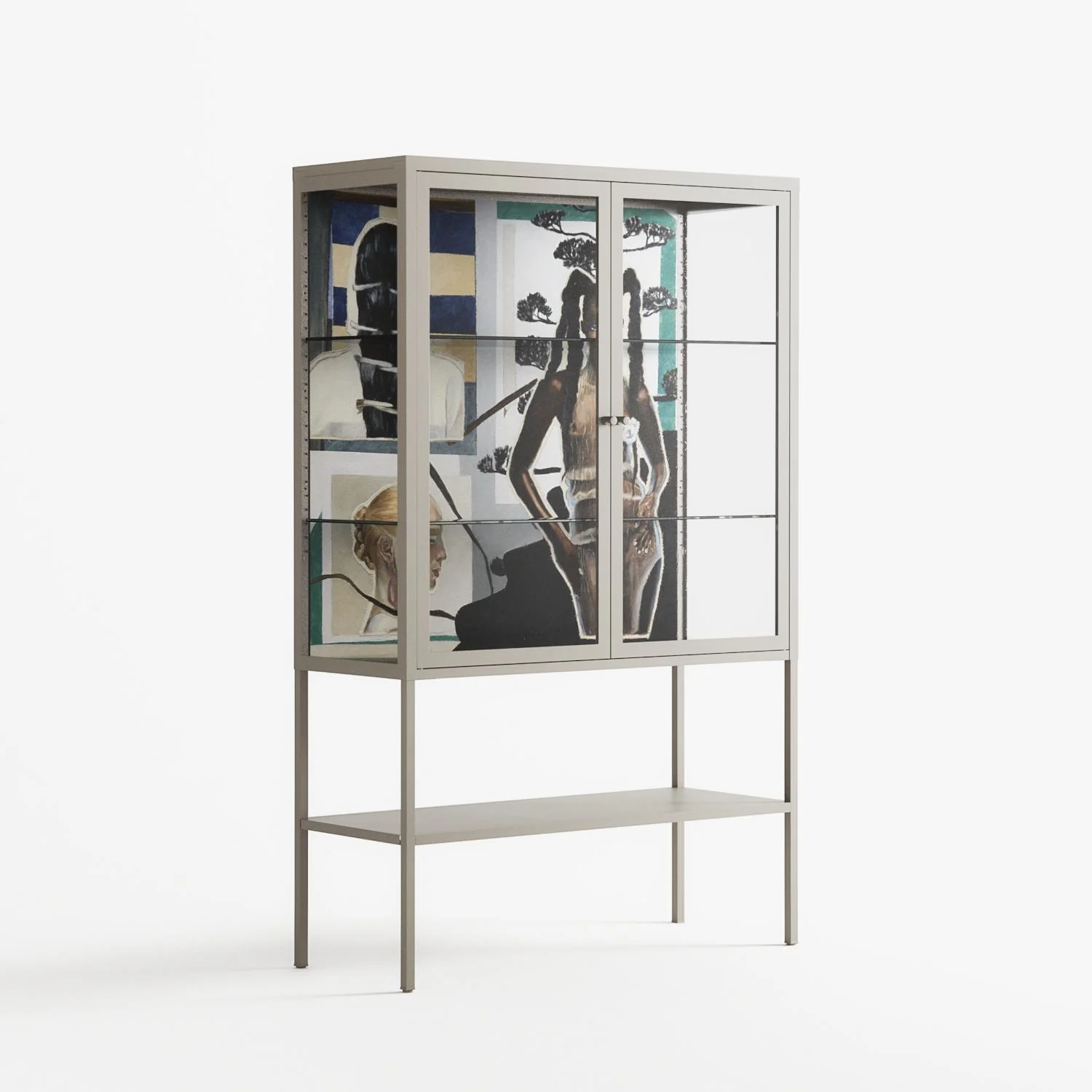 Dreaming With Open Eyes - Loft Cabinet - Sophie Goudman-Peachey - Pebble - Clear glass - Image 4
