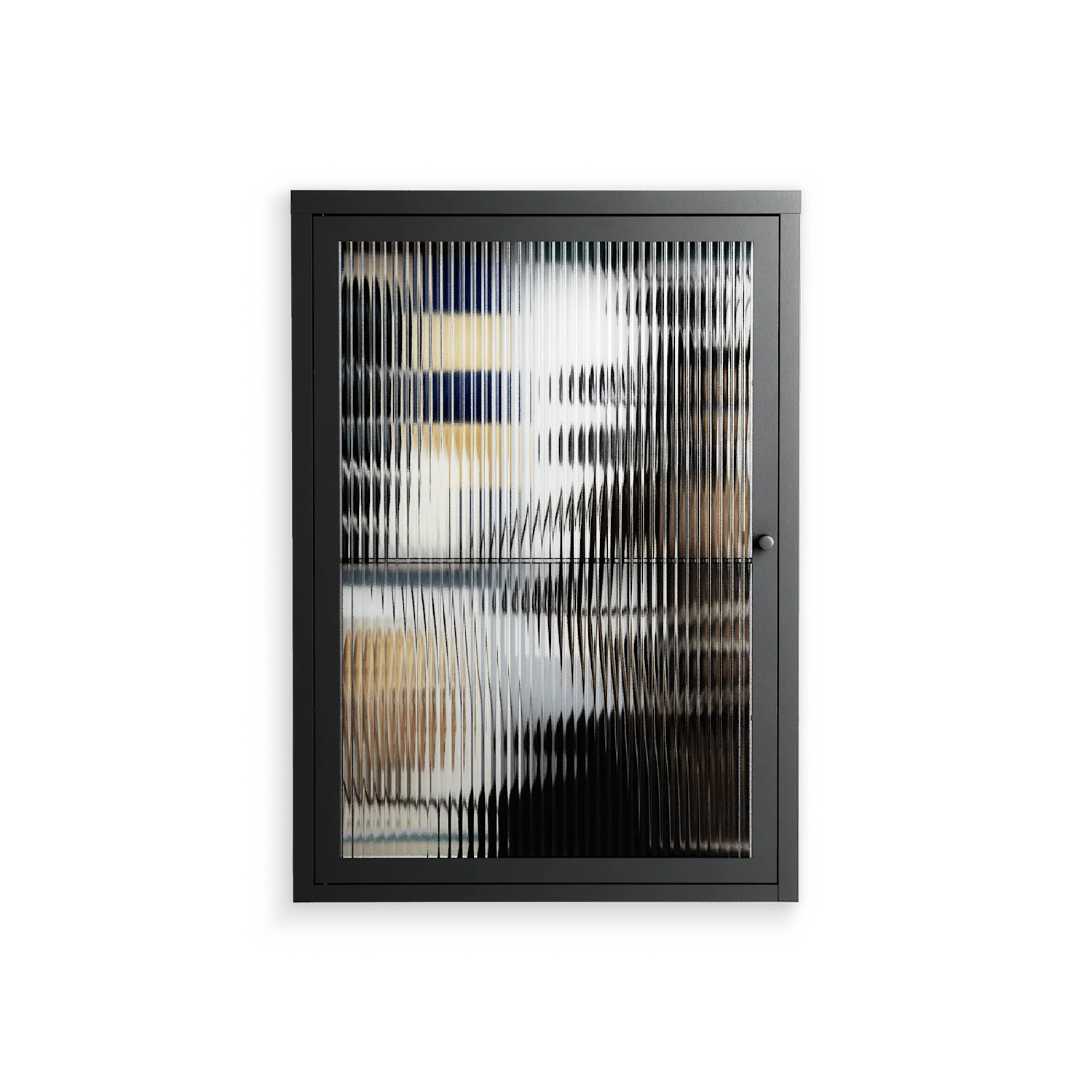 Dreaming With Open Eyes - Wall Cabinet - Sophie Goudman-Peachey - Antracite - Reeded glass