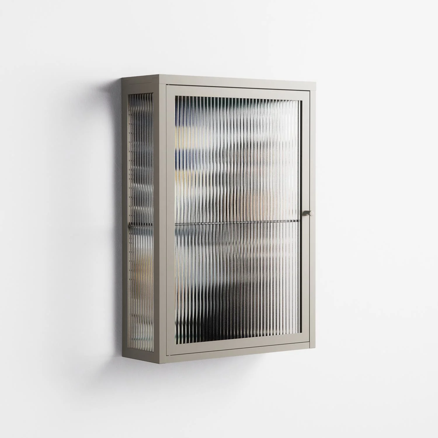 Dreaming With Open Eyes - Wall Cabinet - Sophie Goudman-Peachey - Pebble - Reeded glass - Image 4