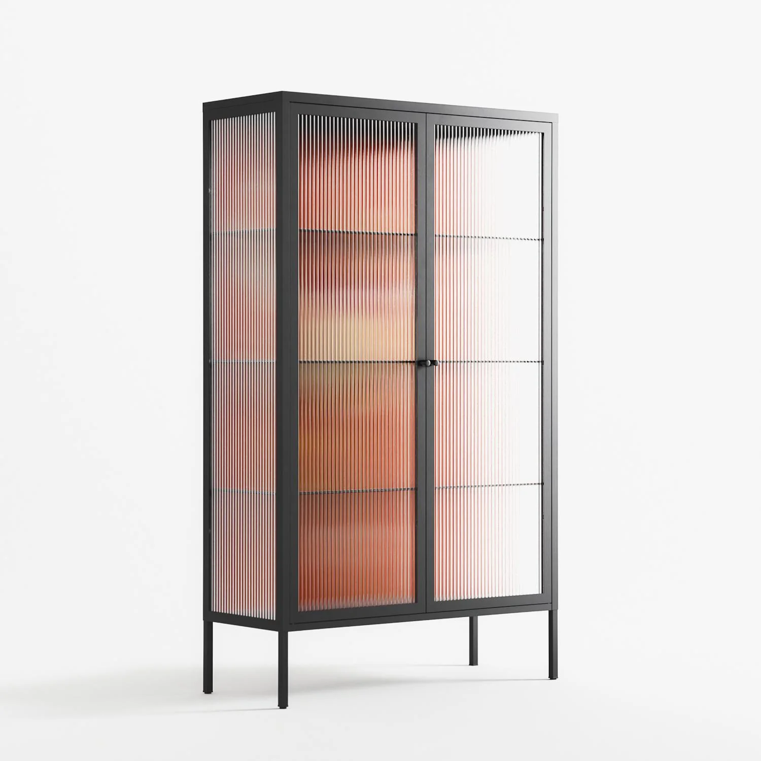 Drink And Cherries - Cabinet - Raissa Oltmanns - Antracite - Reeded glass - Image 4
