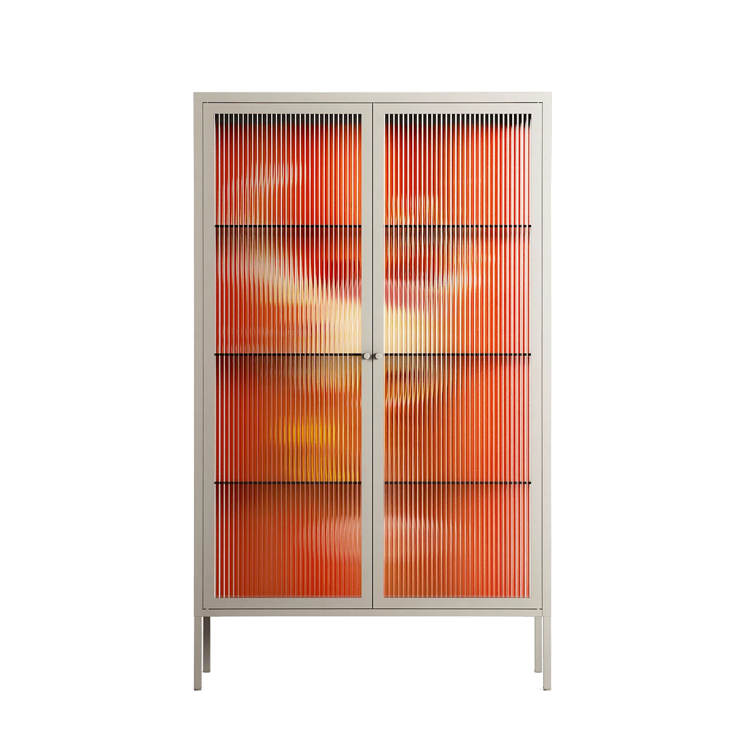Drink And Cherries - Cabinet - Raissa Oltmanns - Pebble - Reeded glass