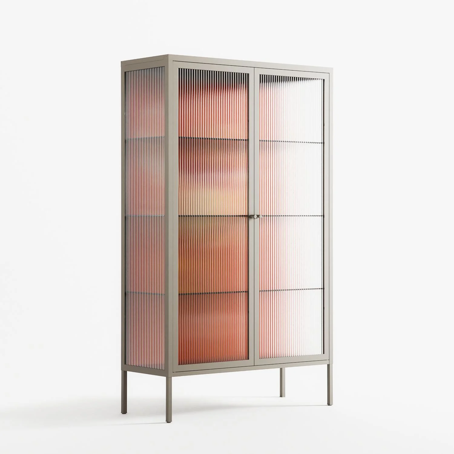 Drink And Cherries - Cabinet - Raissa Oltmanns - Pebble - Reeded glass - Image 4