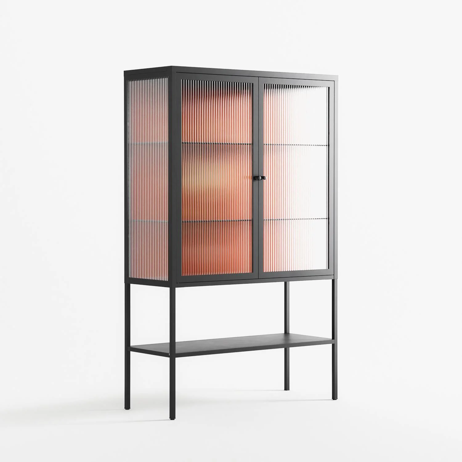 Drink And Cherries - Loft Cabinet - Raissa Oltmanns - Antracite - Reeded glass - Image 4