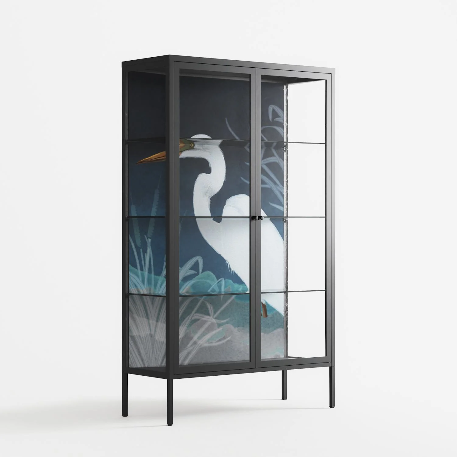 Egret - Cabinet - Katie O’Shea - Antracite - Clear glass - Image 4