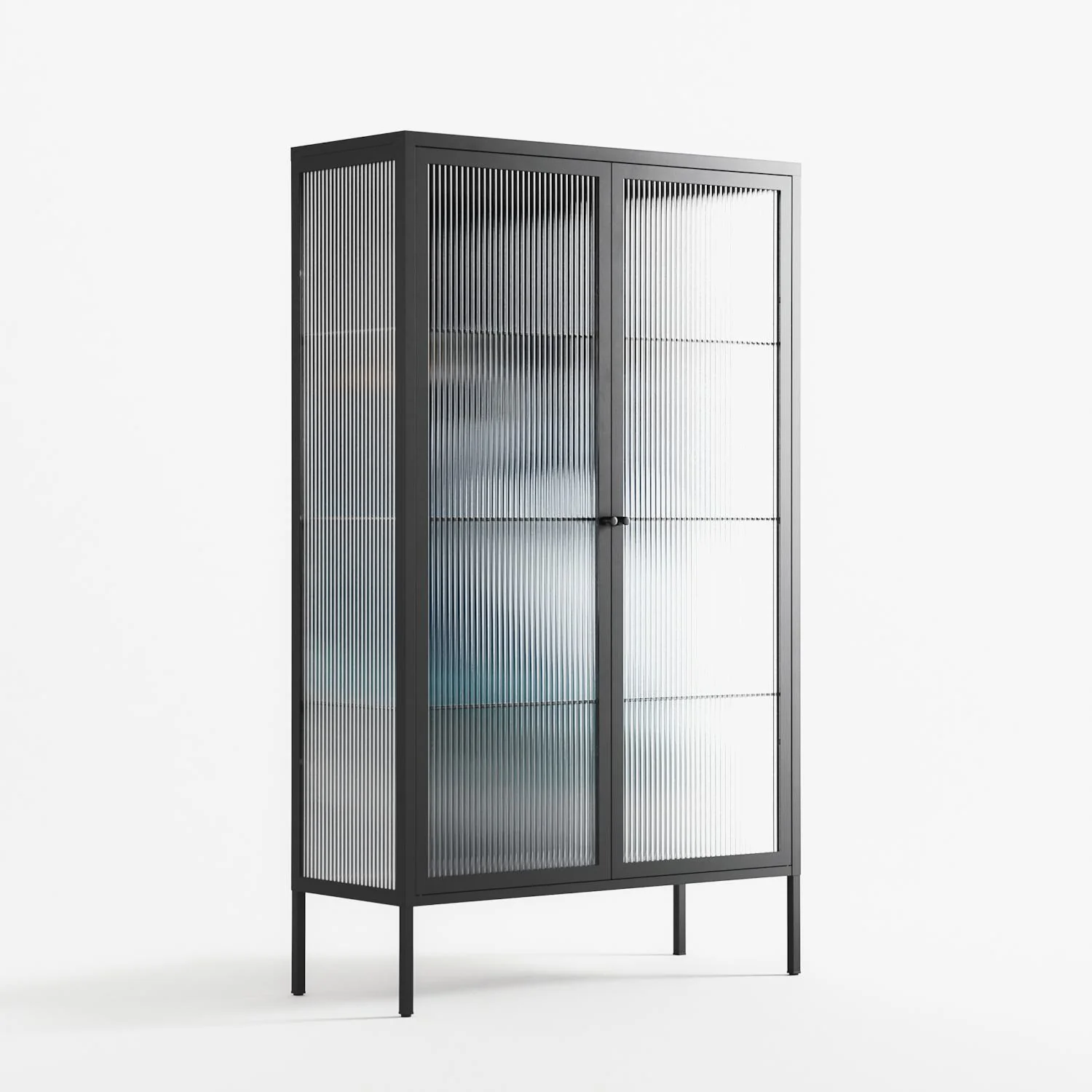 Egret - Cabinet - Katie O’Shea - Antracite - Reeded glass - Image 4