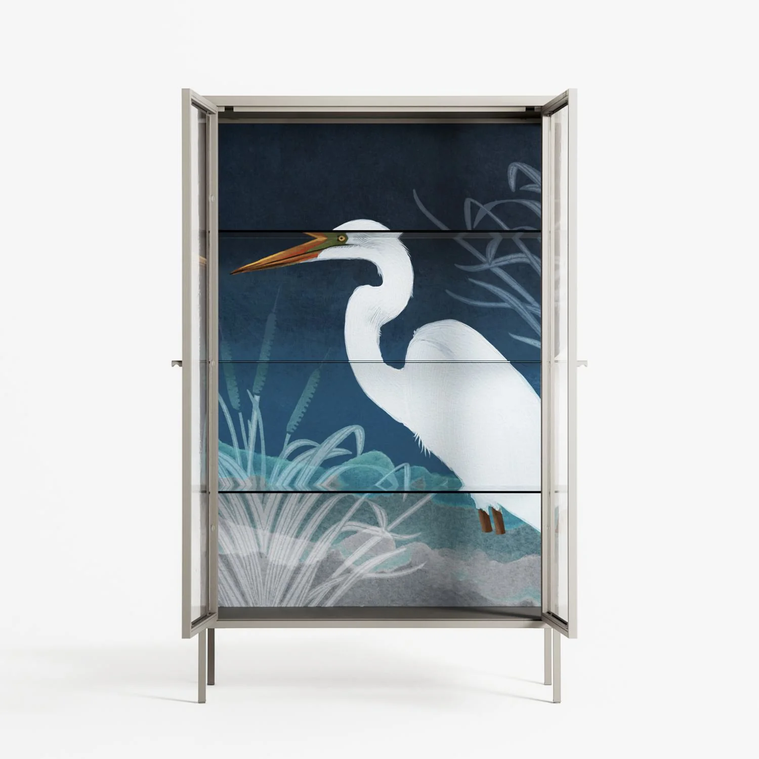 Egret - Cabinet - Katie O’Shea - Pebble - Clear glass - Image 3