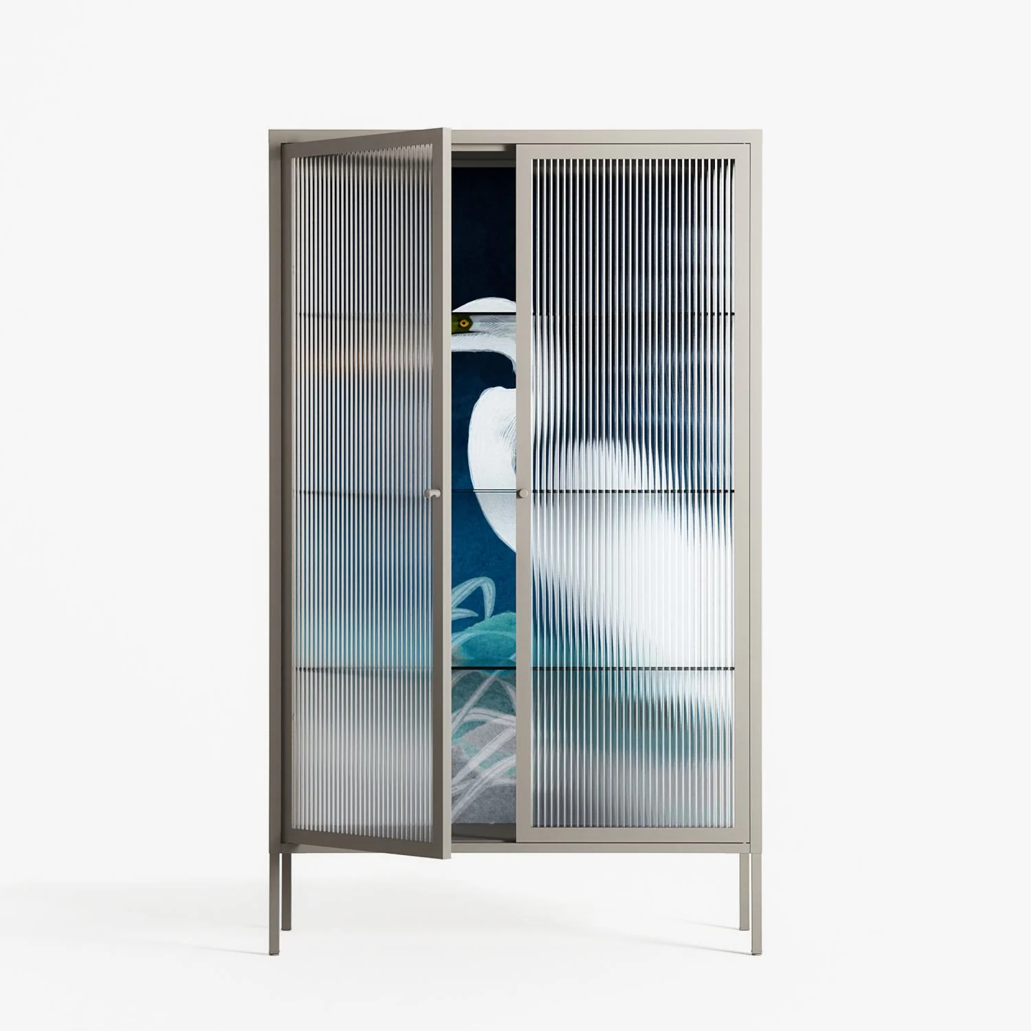 Egret - Cabinet - Katie O’Shea - Pebble - Reeded glass - Image 2