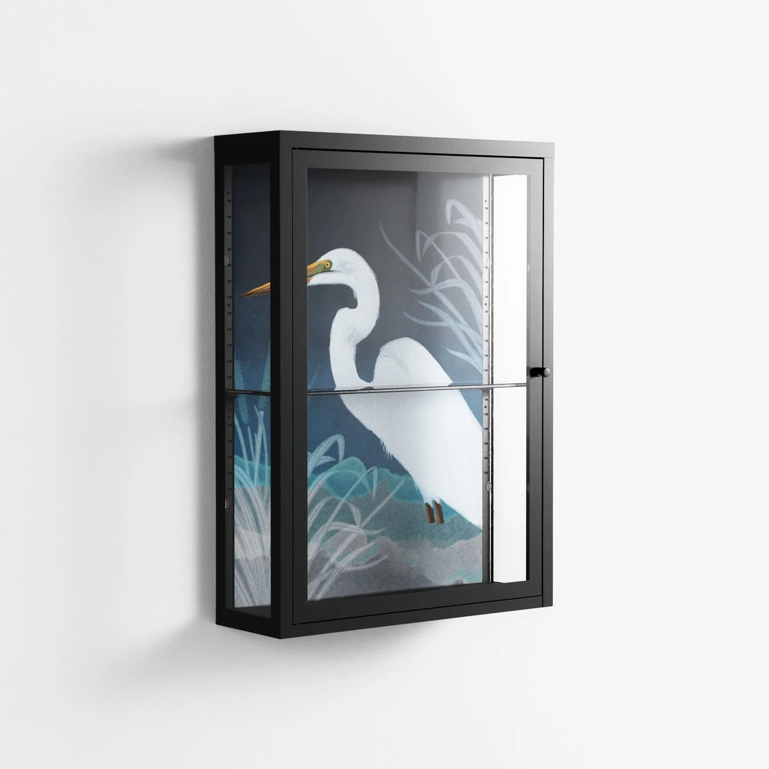 Egret - Wall Cabinet - Katie O’Shea - Antracite - Clear glass - Image 4