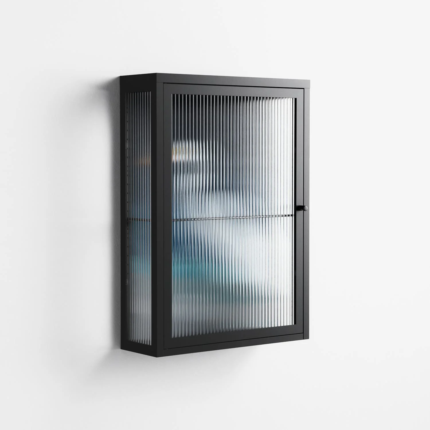 Egret - Wall Cabinet - Katie O’Shea - Antracite - Reeded glass - Image 4