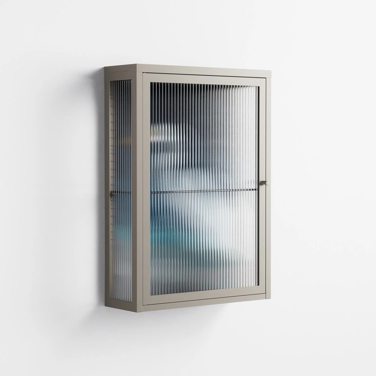 Egret - Wall Cabinet - Katie O’Shea - Pebble - Reeded glass - Image 4