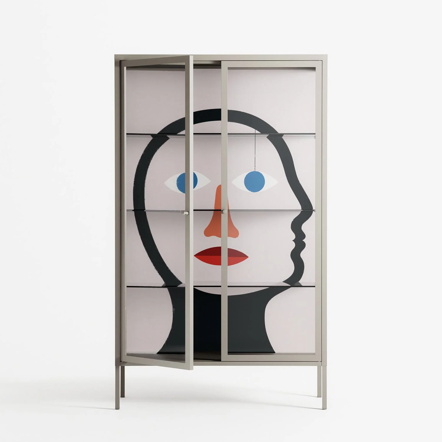 En_Suspend - Cabinet - David Vanadia - Pebble - Clear glass - Image 2