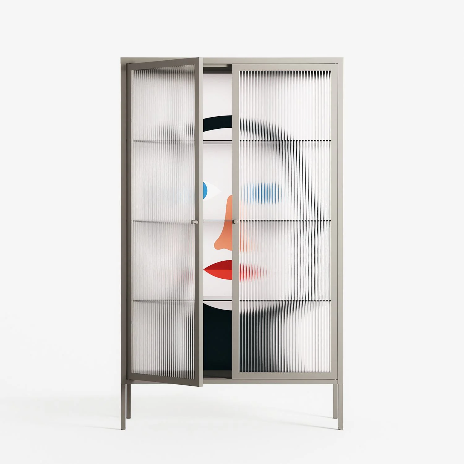En_Suspend - Cabinet - David Vanadia - Pebble - Reeded glass - Image 2