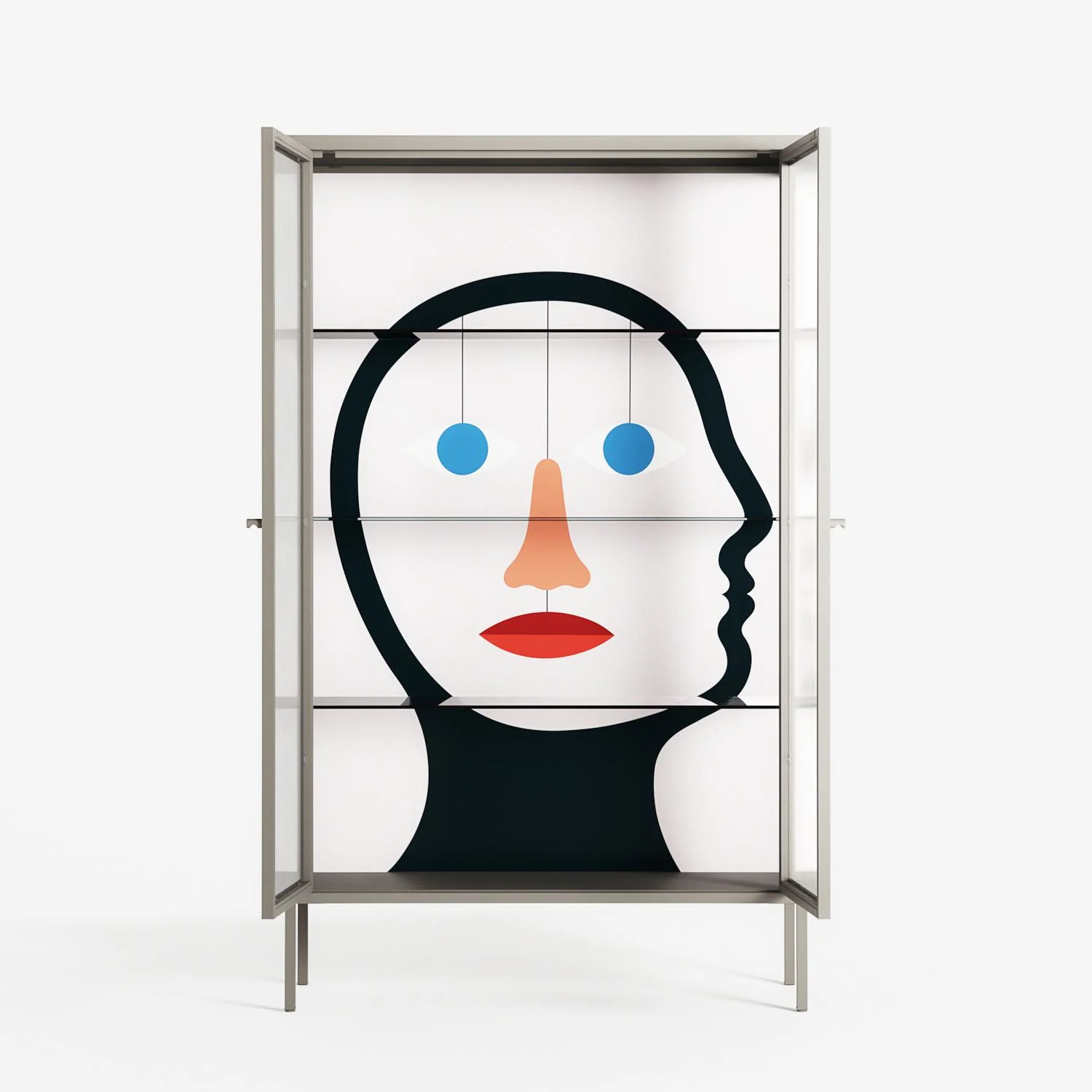 En_Suspend - Cabinet - David Vanadia - Pebble - Reeded glass - Image 3