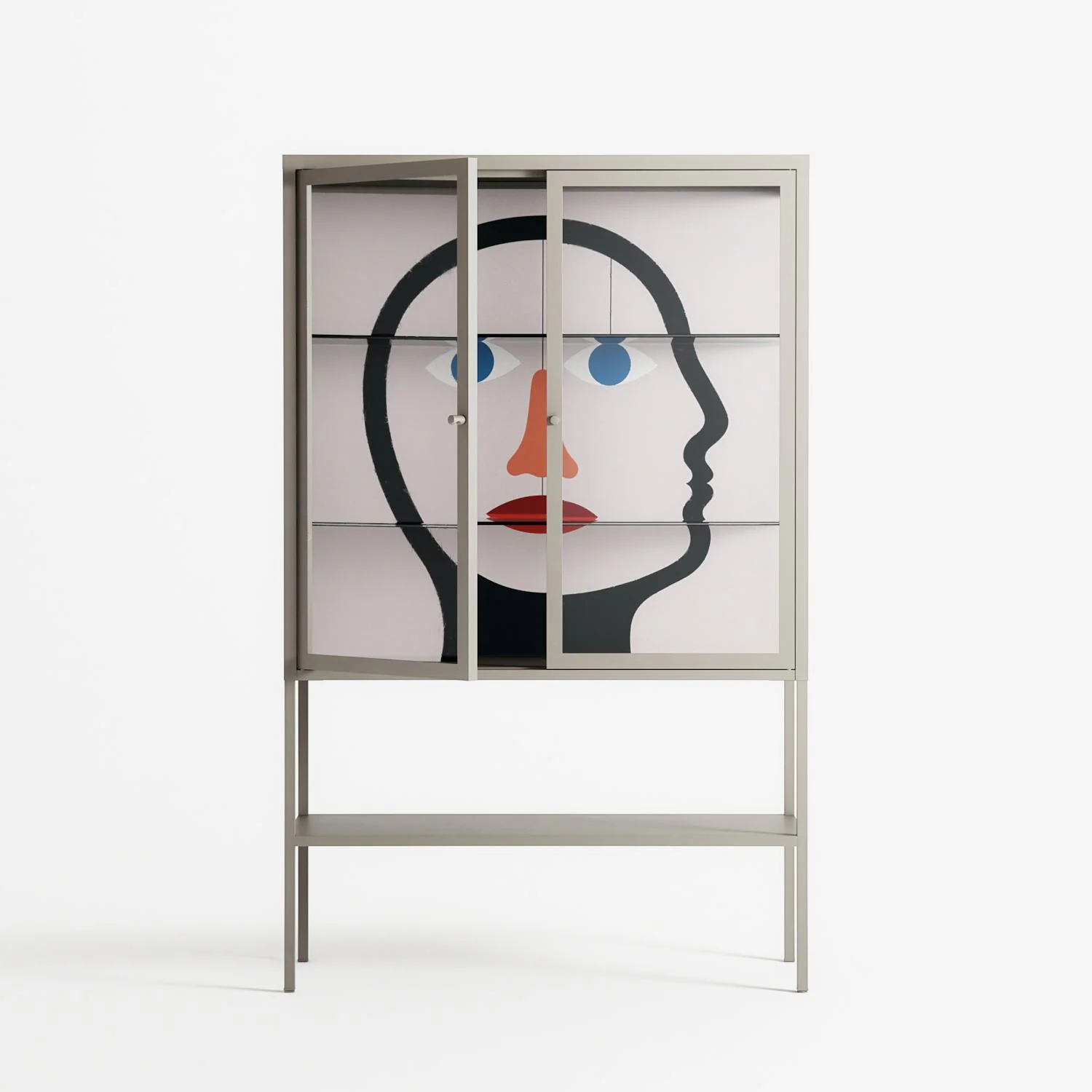 En_Suspend - Loft Cabinet - David Vanadia - Pebble - Clear glass - Image 2