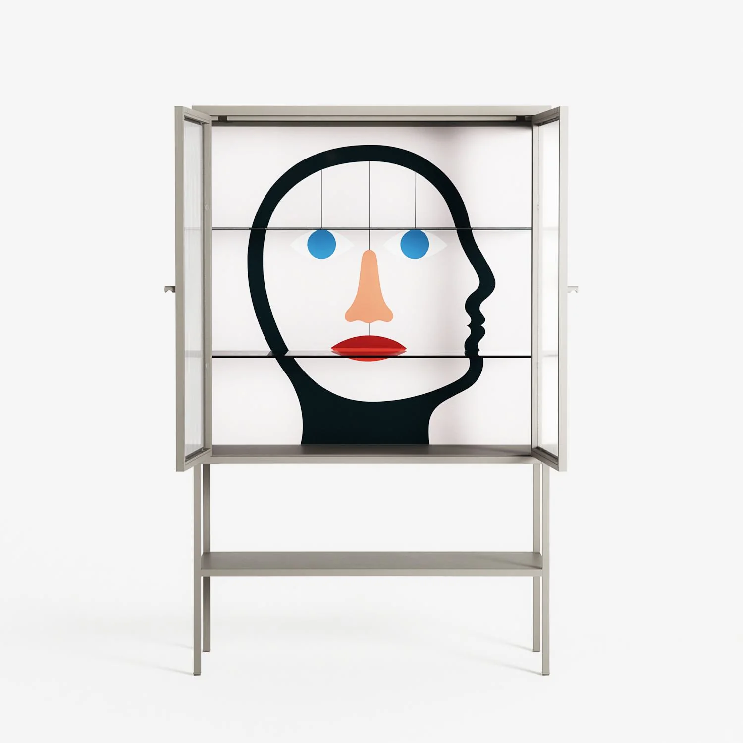 En_Suspend - Loft Cabinet - David Vanadia - Pebble - Reeded glass - Image 3
